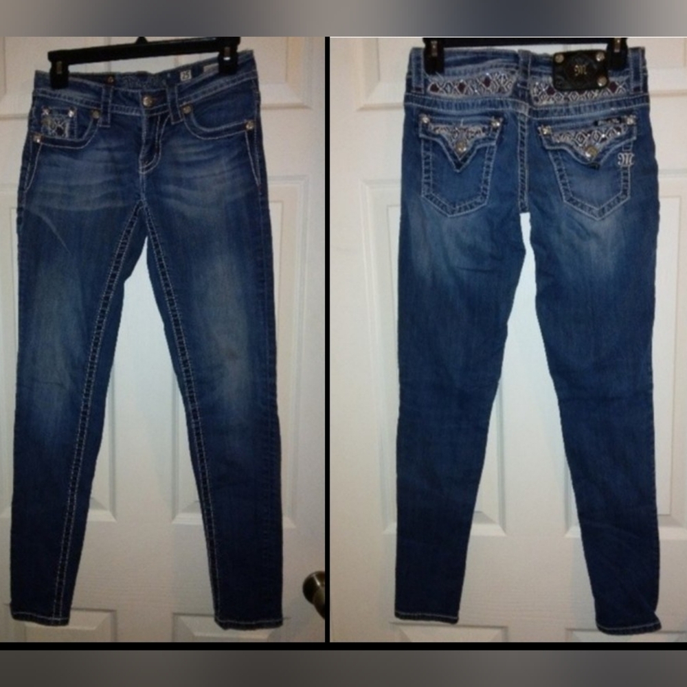 Miss me jeans skinny 25 *small flaw* JP621053 Inseam 30"